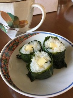 青菜漬けのチーズ巻き-レシピのメイン写真