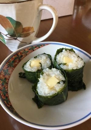 青菜漬けのチーズ巻き-レシピのメイン写真
