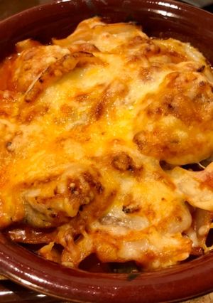 鶏肉と玉ねぎのチーズ焼き 青唐辛子風味-レシピのメイン写真