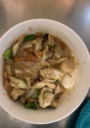 肉無チクワ洋風梅ウスター照り味野菜炒め-レシピのメイン写真