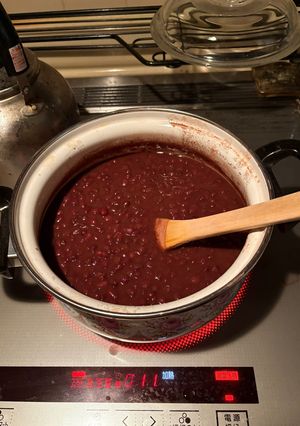 IHでオヤジが作る美味しいあんこ-レシピのメイン写真
