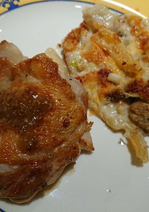 チキンソテーのオニオンマスタードソース-レシピのメイン写真