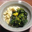 紅菜苔と湯葉の煮びたし