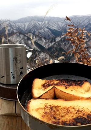 山フライパンで甘酒フレンチトースト-レシピのメイン写真