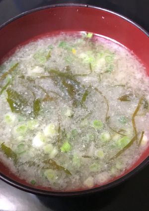 カジメの味噌汁-レシピのメイン写真