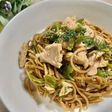 電子レンジで和風ツナパスタ