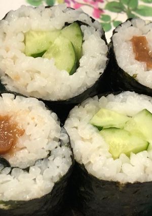 ビーガン食　梅かっぱ巻き-レシピのメイン写真