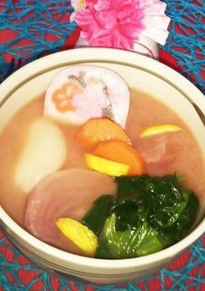 我が家のお雑煮❤️白味噌仕立て-レシピのメイン写真