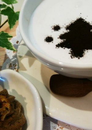 玄米コーヒーでラテアート-レシピのメイン写真