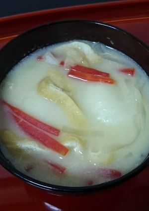 〈適量レシピ〉白味噌仕立てのお雑煮-レシピのメイン写真