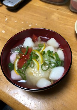 有り合わせ雑煮-レシピのメイン写真