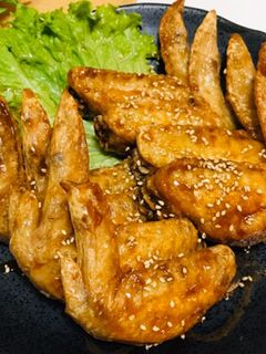 手羽先の唐揚げ・甘辛だれ-レシピのメイン写真