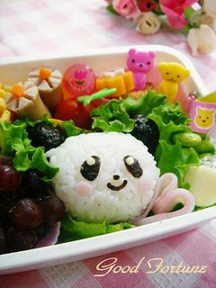 キャラ弁☆簡単!パンダちゃん弁当♪-レシピのメイン写真