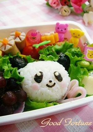 キャラ弁☆簡単！パンダちゃん弁当♪-レシピのメイン写真