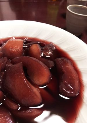 林檎の赤ワイン煮-レシピのメイン写真