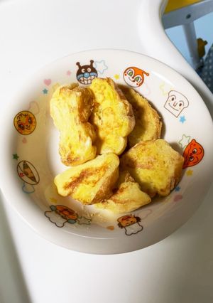 きなこフレンチトースト 離乳食-レシピのメイン写真