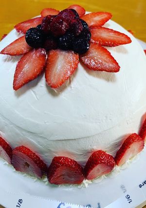 爽やかさ香るフルーツドームケーキ-レシピのメイン写真
