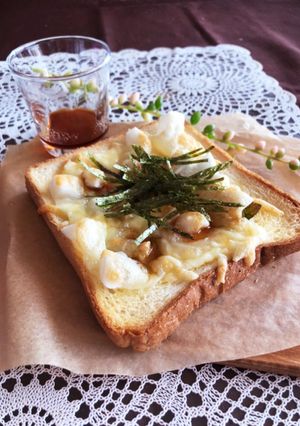 新感覚トースト♡海苔もっチーズトースト-レシピのメイン写真