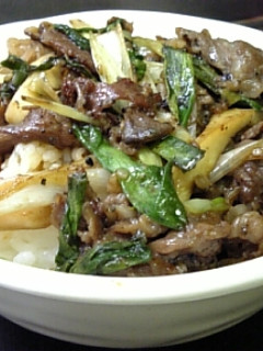 焼き肉丼(ベジフルーツオイル)-レシピのメイン写真