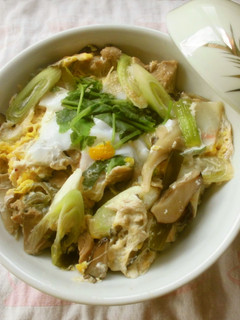 お雑煮からの、たまごとじ丼♪-レシピのメイン写真