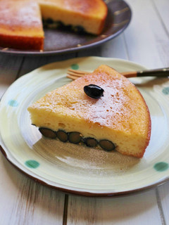 HMで簡単!黒豆のヨーグルトケーキ-レシピのメイン写真