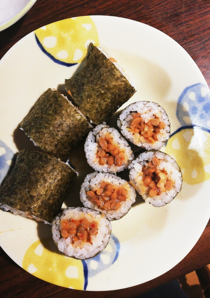 キムチ納豆のり巻き-レシピのメイン写真