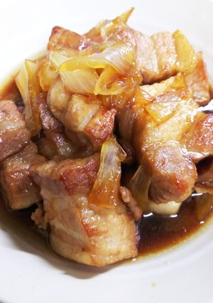 すき焼きのタレで簡単豚の角煮-レシピのメイン写真