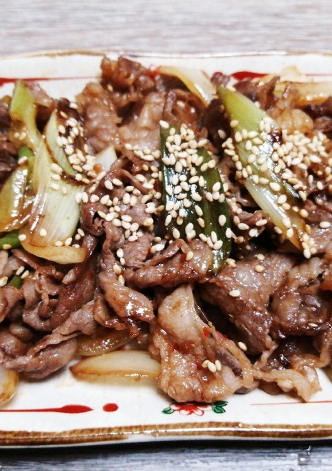 今日のおつまみ10日目。簡単！牛甘辛炒め-レシピのメイン写真