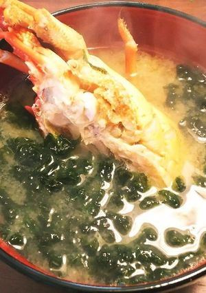 【お節料理リメイク】贅沢エビ出汁味噌汁-レシピのメイン写真