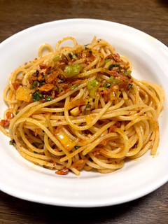 俺たちのおかずラー油パスタ-レシピのメイン写真