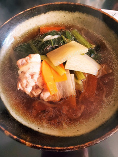 お雑煮 鶏もつ入り-レシピのメイン写真