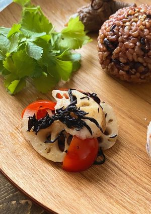 簡単副菜★ひじきとトマトのひじき和え-レシピのメイン写真