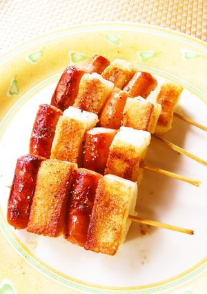 ☺簡単♪お餅とウインナーのピンチョス☺-レシピのメイン写真