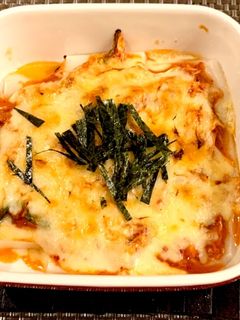 余ったお餅で簡単1品 もちキムチーズ-レシピのメイン写真