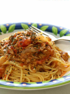 フレッシュトマトとツナの♪スパゲティ♪-レシピのメイン写真