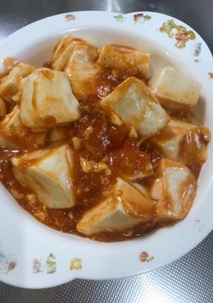 1分でできる幼児食豆腐のミートソースがけ-レシピのメイン写真