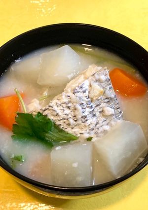 祝焼鯛酒粕汁-レシピのメイン写真
