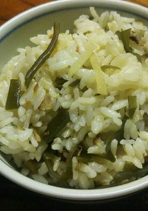 おせち料理の残り！昆布巻きで炊き込みご飯-レシピのメイン写真