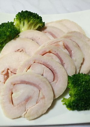 鶏胸肉の簡単ハム(ベーコン入り)-レシピのメイン写真