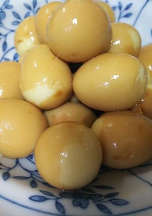 小腹がすいたら、おやつにうずらの醤油漬け-レシピのメイン写真