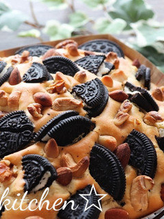 オレオとナッツのしっとりケーキ-レシピのメイン写真