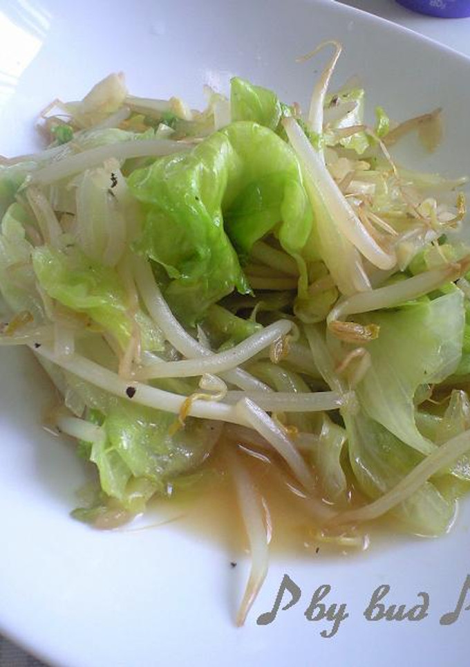 【簡単】プロ直伝♪レタスともやし中華炒め-レシピのメイン写真