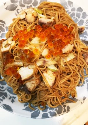 魚パスタ☆鰤ネギバター醤油パスタ-レシピのメイン写真