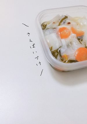 【お正月】カンタン酢だけ!さんばいづけ-レシピのメイン写真