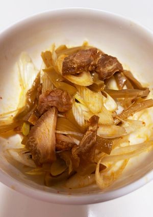 ピリ辛おつまみ焼豚ねぎメンマ〜ラーメンも-レシピのメイン写真