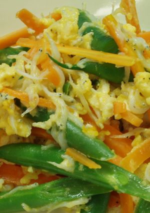 しらすと彩り野菜の卵とじ-レシピのメイン写真