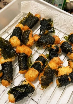 簡単 おつまみ 長芋 はさみ揚げ-レシピのメイン写真