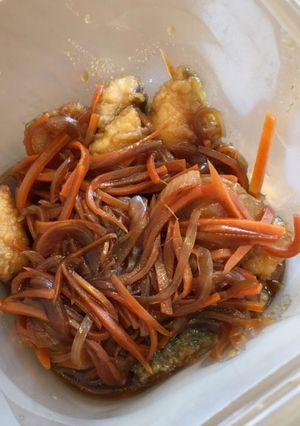 【おせち】酸っぱ美味い！たらの南蛮漬け-レシピのメイン写真