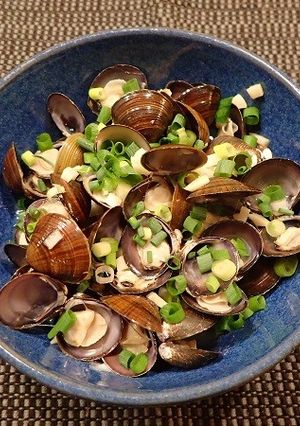 電子レンジでシジミの白ワイン蒸し-レシピのメイン写真