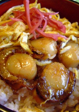 ホタテの照り焼き丼-レシピのメイン写真